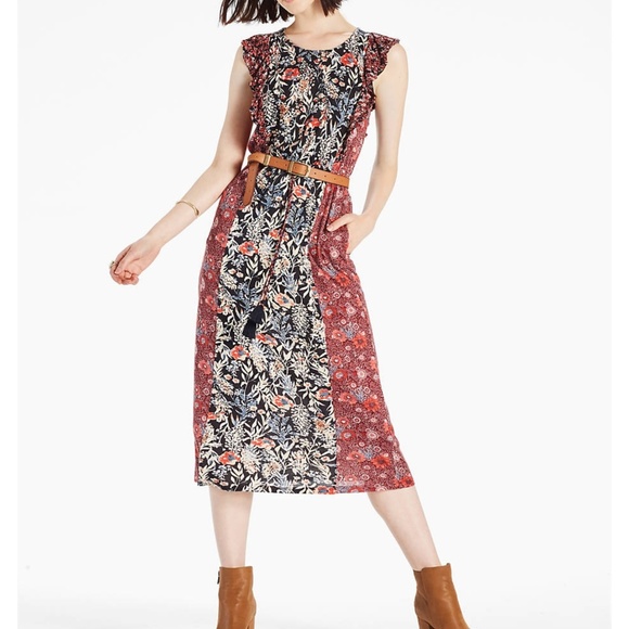 lucky brand floral dress
